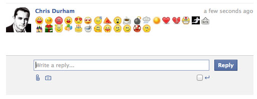 Facebook Emoticons Messages