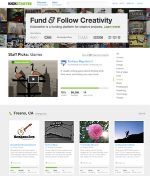 Crowd Funding - Kickstarter