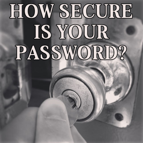 secure-password How secure is my password