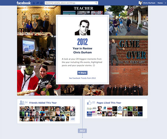 yearinreview Facebook Year in Review