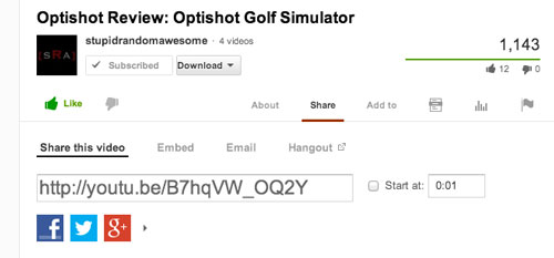 How to share YouTube videos on StumbleUpon and Pinterest