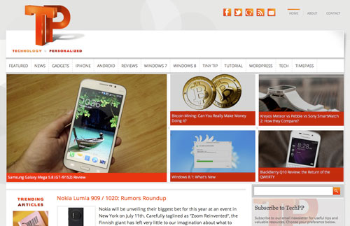 Technology Personalized - Top Tech Blogs