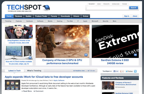 Techspot - To Tech Blogs - tech news