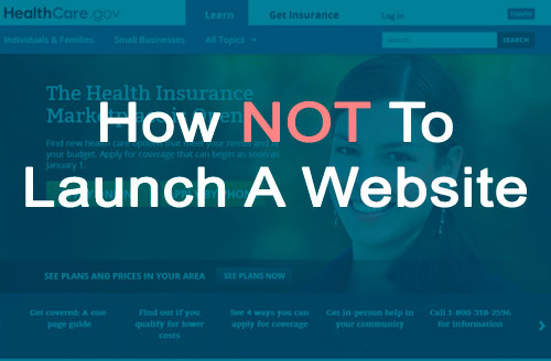 healthcare.og - How Not to launch a Website