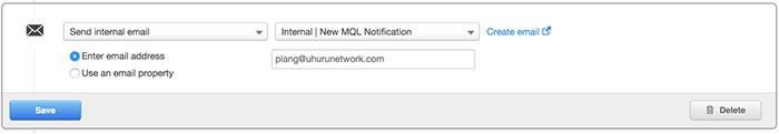 Setting Marketing Qualified Leads Notifications
