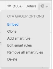Hubspot CTA Options