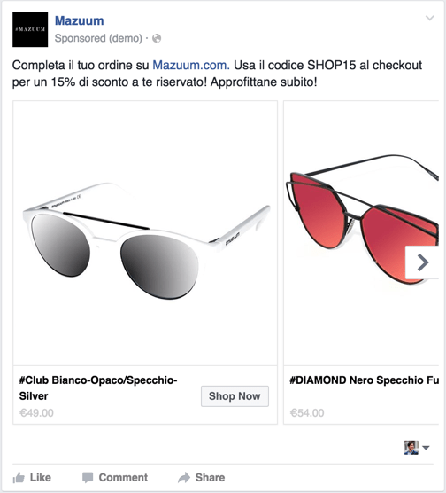 Facebook ad product examples Successful Facebook Ad Campaigns