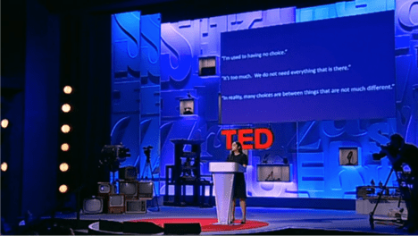 lead generation TED talk The Art of Choosing