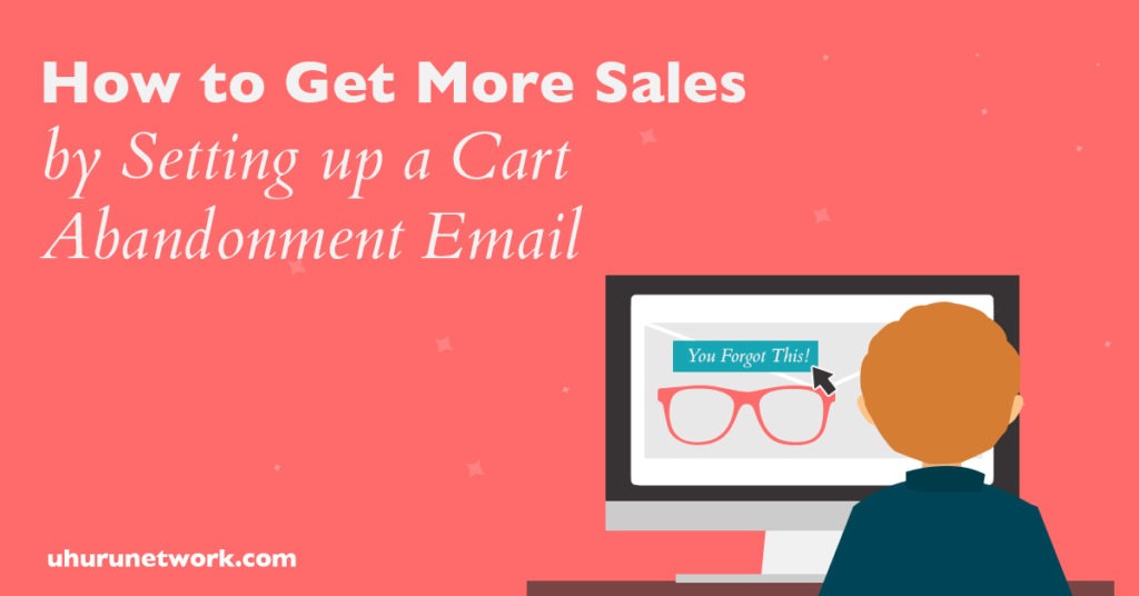 Cart abandonment email