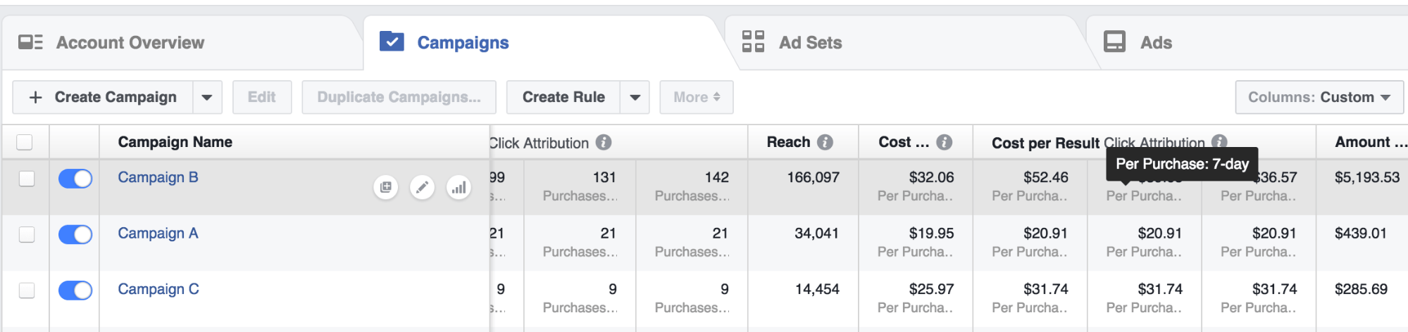 facebook reports screenshot 3