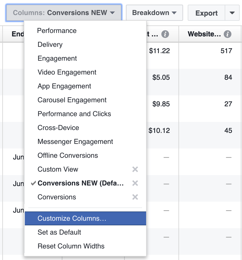 facebook reports screenshot 6