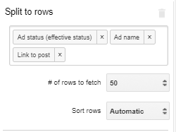 Split to rows