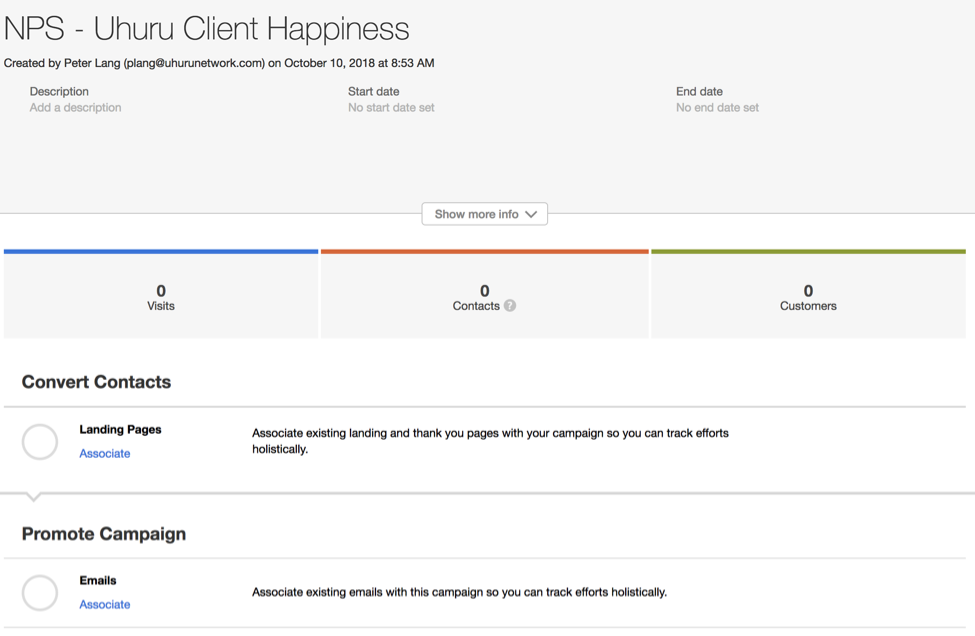 Create a HubSpot NPS Campaign - Step 1
