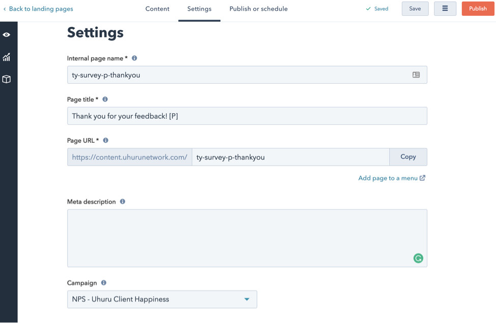 Create a HubSpot NPS Campaign - Step 4- Pro Tip