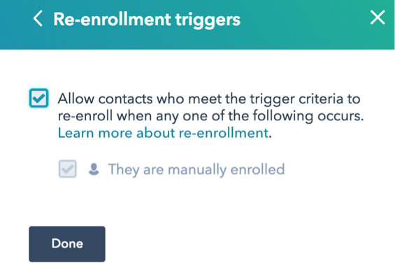 Create a HubSpot NPS Campaign - Step 6 - Enrollment - 2