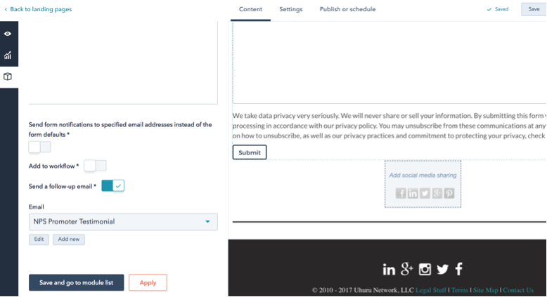 Create a HubSpot NPS Campaign - Step 7